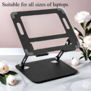 POWERTECH επιτραπέζια βάση για laptop/tablet PT-1354 έως 18.3", foldable, μαύρη 7 POWERTECH επιτραπέζια βάση για laptop/tablet PT-1354 έως 18.3", foldable, μαύρη 3