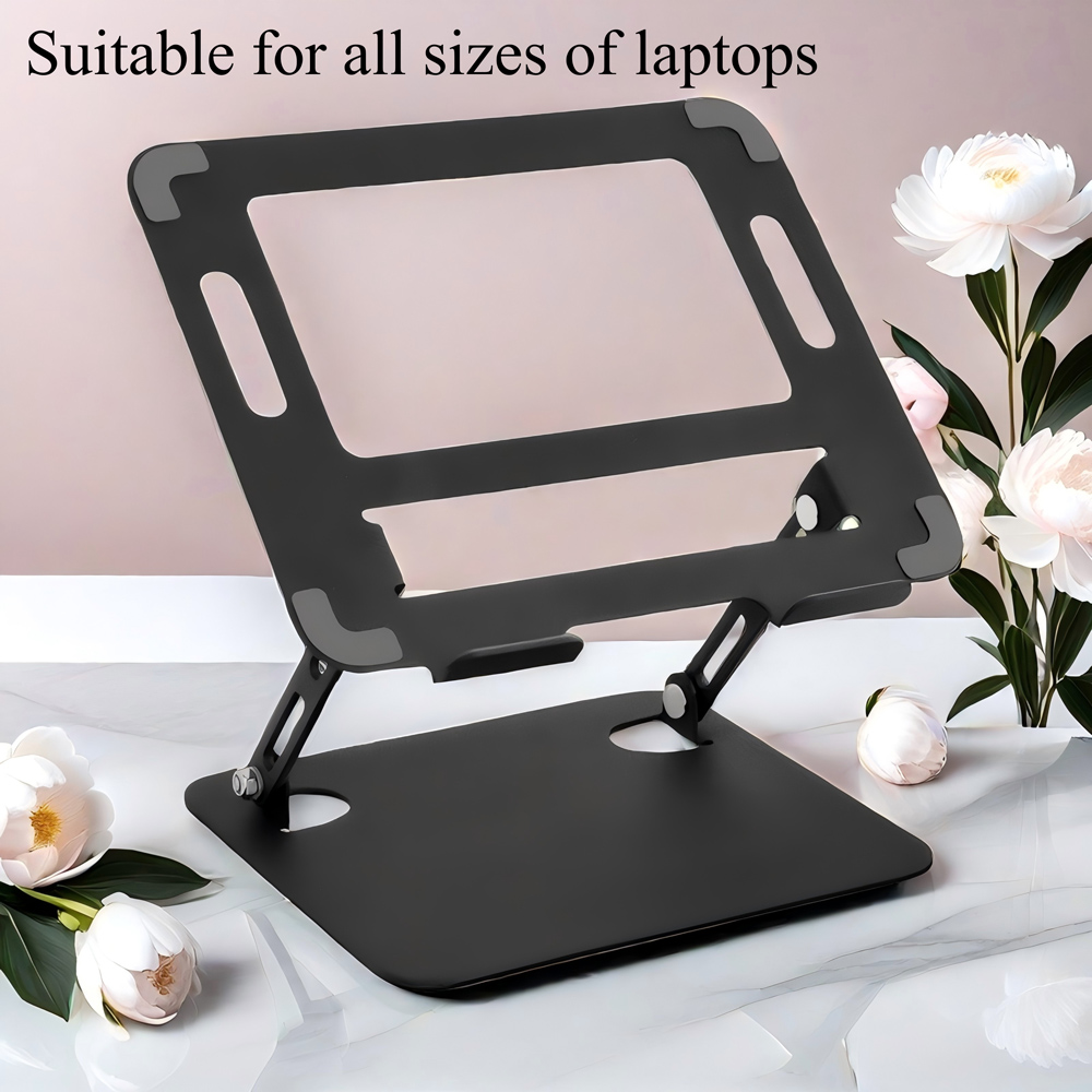POWERTECH επιτραπέζια βάση για laptop/tablet PT-1354 έως 18.3", foldable, μαύρη 5 POWERTECH επιτραπέζια βάση για laptop/tablet PT-1354 έως 18.3", foldable, μαύρη - Image 3