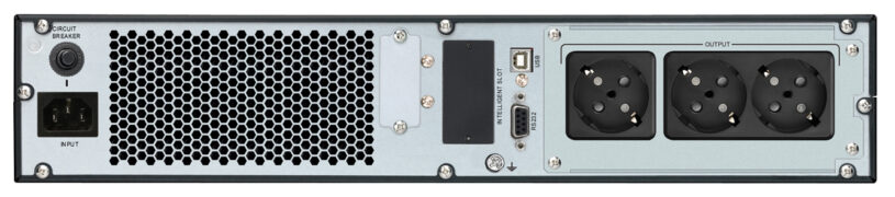 POWERTECH UPS On Line PT-1357 για rack 2U, με οθόνη, 1000VA/900W, 3x Schuko output 6 POWERTECH UPS On Line PT-1357 για rack 2U, με οθόνη, 1000VA/900W, 3x Schuko output 2