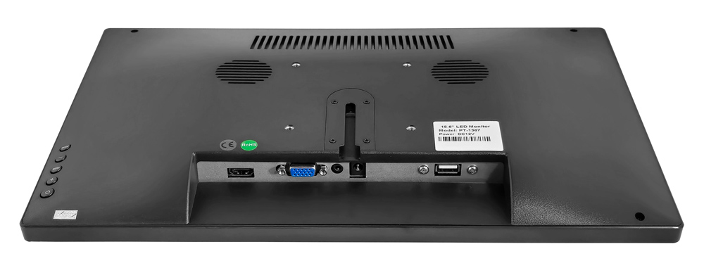POWERTECH οθόνη αφής PT-1367, IPS LED, 15.6" 1920x1080, HDMI/VGA/USB, μαύρη 4 POWERTECH οθόνη αφής PT-1367, IPS LED, 15.6" 1920x1080, HDMI/VGA/USB, μαύρη - Image 3
