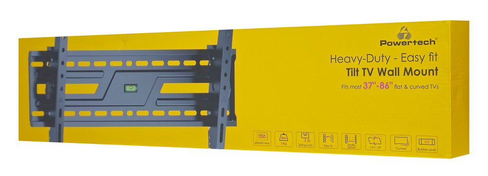 POWERTECH επιτοίχια βάση τηλεόρασης PT-1370, 37-86", έως 75kg, ρυθμιζόμενη κλίση 10 POWERTECH επιτοίχια βάση τηλεόρασης PT-1370, 37-86", έως 75kg, ρυθμιζόμενη κλίση - Image 8