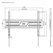 POWERTECH επιτοίχια βάση τηλεόρασης PT-1371, 37-86", έως 75kg, fixed 16 POWERTECH επιτοίχια βάση τηλεόρασης PT-1371, 37-86", έως 75kg, fixed 7