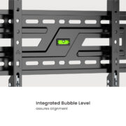 POWERTECH επιτοίχια βάση τηλεόρασης PT-1373, 32-75", έως 75kg, fixed 4
