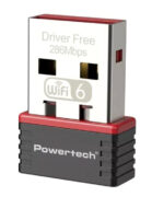 POWERTECH ασύρματος USB αντάπτορας δικτύου PT-1383, 300Mbps WiFi 6 2 POWERTECH ασύρματος USB αντάπτορας δικτύου PT-1383, 300Mbps WiFi 6 1