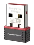 POWERTECH ασύρματος USB αντάπτορας δικτύου PT-1383, 300Mbps WiFi 6 1 POWERTECH ασύρματος USB αντάπτορας δικτύου PT-1383, 300Mbps WiFi 6