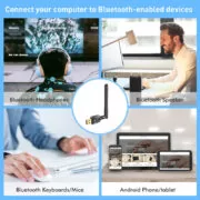 POWERTECH USB Bluetooth 5.4 αντάπτορας PT-1385 με εμβέλεια έως 100m 2