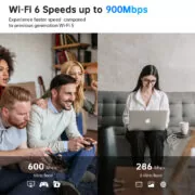 POWERTECH ασύρματος USB αντάπτορας δικτύου & Bluetooth 5.3 PT-1387, 900Mbps WiFi 6 3