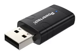 POWERTECH ασύρματος USB αντάπτορας δικτύου & Bluetooth 5.3 PT-1387, 900Mbps WiFi 6 5