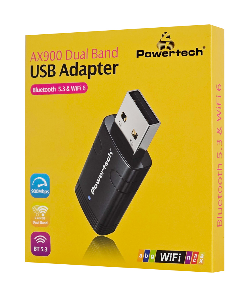POWERTECH ασύρματος USB αντάπτορας δικτύου & Bluetooth 5.3 PT-1387, 900Mbps WiFi 6 8 POWERTECH ασύρματος USB αντάπτορας δικτύου & Bluetooth 5.3 PT-1387, 900Mbps WiFi 6 - Image 6