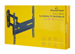 POWERTECH επιτοίχια βάση τηλεόρασης PT-1388, 32-65", έως 35kg, full motion 8