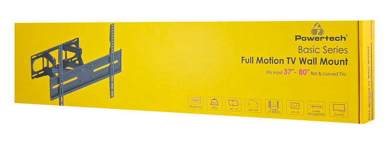 POWERTECH επιτοίχια βάση τηλεόρασης PT-1389, 37-80", έως 40kg, full motion 10 POWERTECH επιτοίχια βάση τηλεόρασης PT-1389, 37-80", έως 40kg, full motion - Image 8