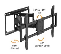 POWERTECH επιτοίχια βάση τηλεόρασης PT-1423, 37-90", 75kg, heavy duty, full motion 14 POWERTECH επιτοίχια βάση τηλεόρασης PT-1423, 37-90", 75kg, heavy duty, full motion 4
