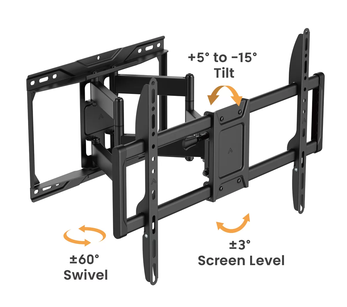POWERTECH επιτοίχια βάση τηλεόρασης PT-1423, 37-90", 75kg, heavy duty, full motion 6 POWERTECH επιτοίχια βάση τηλεόρασης PT-1423, 37-90", 75kg, heavy duty, full motion - Image 4