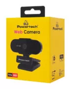 POWERTECH web camera PT-1426, 0.9MP, 720p HD, fixed εστίαση, 1.5m, μαύρη 5