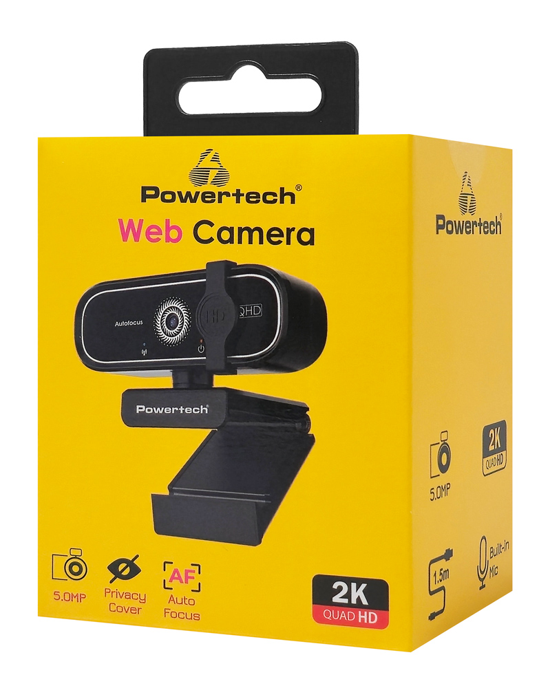 POWERTECH web camera PT-1427, 5MP, 2K QHD, αυτόματη εστίαση, 1.5m, μαύρη 7 POWERTECH web camera PT-1427, 5MP, 2K QHD, αυτόματη εστίαση, 1.5m, μαύρη - Image 5
