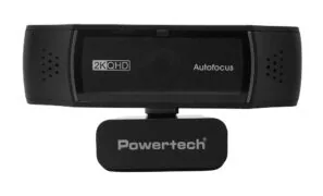 POWERTECH web camera PT-1428, 5MP, 2K QHD, αυτόματη εστίαση, 1.5m, μαύρη 2