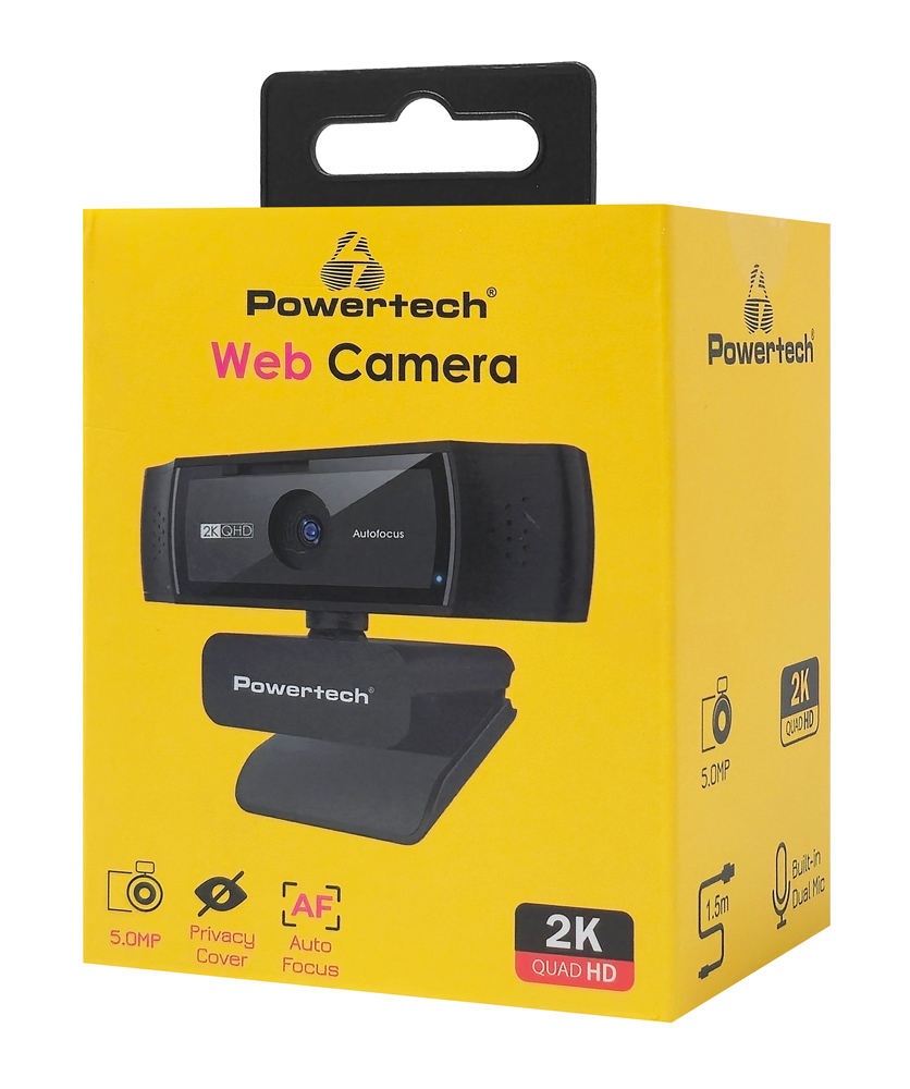 POWERTECH web camera PT-1428, 5MP, 2K QHD, αυτόματη εστίαση, 1.5m, μαύρη 7 POWERTECH web camera PT-1428, 5MP, 2K QHD, αυτόματη εστίαση, 1.5m, μαύρη - Image 5