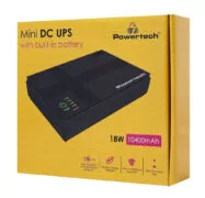 POWERTECH mini DC UPS PT-1434, 18W, 10400mAh, 3x DC, USB/LAN/POE, μαύρο 9 POWERTECH mini DC UPS PT-1434, 18W, 10400mAh, 3x DC, USB/LAN/POE, μαύρο 4