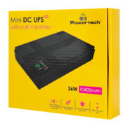 POWERTECH mini DC UPS PT-1435, 36W, 10400mAh, 3x DC, USB/LAN/POE, μαύρο 9 POWERTECH mini DC UPS PT-1435, 36W, 10400mAh, 3x DC, USB/LAN/POE, μαύρο 4