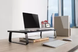POWERTECH επιτραπέζια βάση οθόνης/laptop PT-1444, 13-32", έως 20kg, μαύρη 3