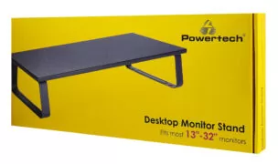 POWERTECH επιτραπέζια βάση οθόνης/laptop PT-1444, 13-32", έως 20kg, μαύρη 5