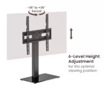 POWERTECH επιτραπέζια βάση τηλεόρασης PT-1445, 32-65", έως 40kg 9 POWERTECH επιτραπέζια βάση τηλεόρασης PT-1445, 32-65", έως 40kg 2