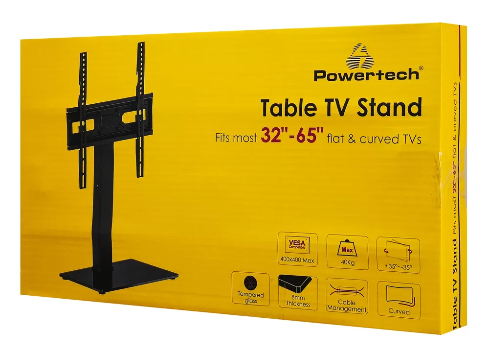 POWERTECH επιτραπέζια βάση τηλεόρασης PT-1445, 32-65", έως 40kg 8 POWERTECH επιτραπέζια βάση τηλεόρασης PT-1445, 32-65", έως 40kg - Image 6