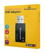 POWERTECH ασύρματος USB αντάπτορας δικτύου PT-1450, 1300Mbps dual band WiFi 3