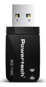 POWERTECH ασύρματος USB αντάπτορας δικτύου PT-1450, 1300Mbps dual band WiFi 1 POWERTECH ασύρματος USB αντάπτορας δικτύου PT-1450, 1300Mbps dual band WiFi