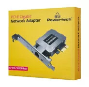 POWERTECH κάρτα επέκτασης δικτύου PCIe σε RJ45 PT-1453, 1000Mbps 2