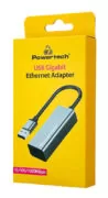 POWERTECH αντάπτορας δικτύου PT-1454, USB, 1000Mbps Ethernet, γκρι 5 POWERTECH αντάπτορας δικτύου PT-1454, USB, 1000Mbps Ethernet, γκρι 2