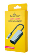 POWERTECH αντάπτορας δικτύου PT-1455, USB-C, 1000Mbps Ethernet, γκρι 5 POWERTECH αντάπτορας δικτύου PT-1455, USB-C, 1000Mbps Ethernet, γκρι 2