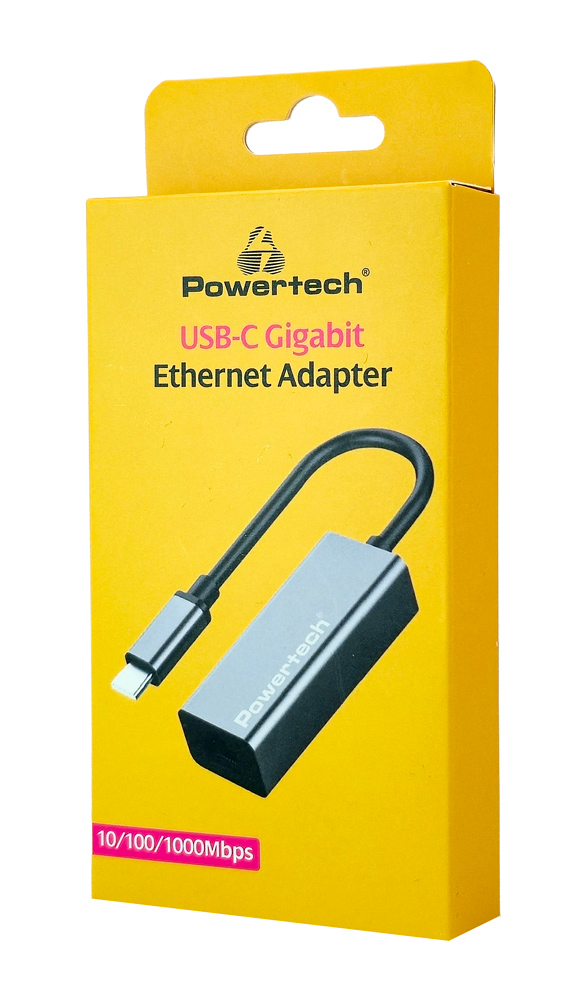 POWERTECH αντάπτορας δικτύου PT-1455, USB-C, 1000Mbps Ethernet, γκρι 4 POWERTECH αντάπτορας δικτύου PT-1455, USB-C, 1000Mbps Ethernet, γκρι - Image 2