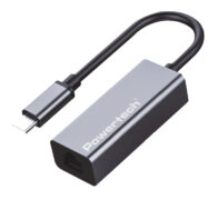 POWERTECH αντάπτορας δικτύου PT-1455, USB-C, 1000Mbps Ethernet, γκρι 2 POWERTECH αντάπτορας δικτύου PT-1455, USB-C, 1000Mbps Ethernet, γκρι 1