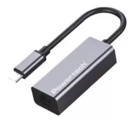 POWERTECH αντάπτορας δικτύου PT-1455, USB-C, 1000Mbps Ethernet, γκρι 1 POWERTECH αντάπτορας δικτύου PT-1455, USB-C, 1000Mbps Ethernet, γκρι