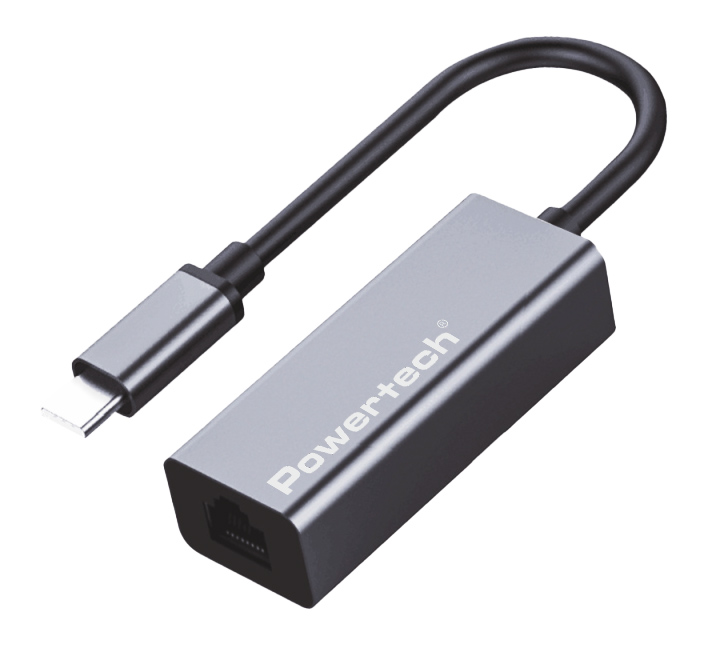 POWERTECH αντάπτορας δικτύου PT-1455, USB-C, 1000Mbps Ethernet, γκρι 3 POWERTECH αντάπτορας δικτύου PT-1455, USB-C, 1000Mbps Ethernet, γκρι