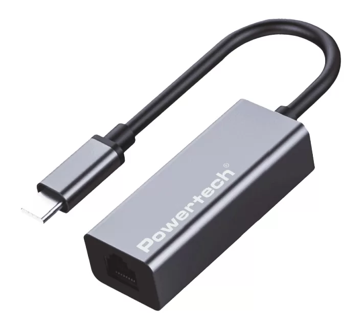 POWERTECH αντάπτορας δικτύου PT-1455, USB-C, 1000Mbps Ethernet, γκρι 3 POWERTECH αντάπτορας δικτύου PT-1455, USB-C, 1000Mbps Ethernet, γκρι