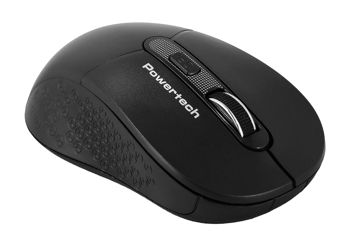 POWERTECH ασύρματο ποντίκι PT-1466, USB δέκτης, έως 1600DPI, μαύρο 4 POWERTECH ασύρματο ποντίκι PT-1466, USB δέκτης, έως 1600DPI, μαύρο - Image 2