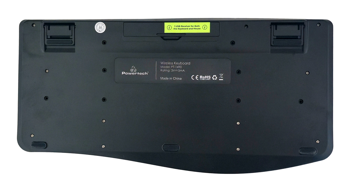 POWERTECH set ποντίκι & πληκτρολόγιο PT-1490, 2.4GHz & Bluetooth, μαύρο 8 POWERTECH set ποντίκι & πληκτρολόγιο PT-1490, 2.4GHz & Bluetooth, μαύρο - Image 6