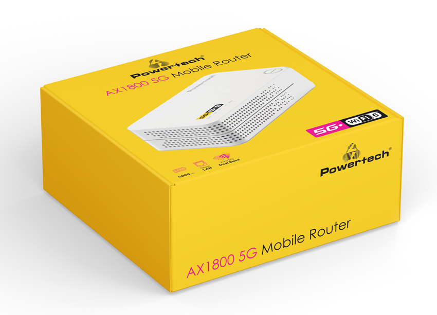 POWERTECH 5G mobile router PT-1511, WiFi 6, AX1800 dual band, 4000mAh 5 POWERTECH 5G mobile router PT-1511, WiFi 6, AX1800 dual band, 4000mAh - Image 3