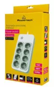 POWERTECH πολύπριζο ασφαλείας PT-1534, 8 θέσεων, 16A, 1.5m, λευκό 3