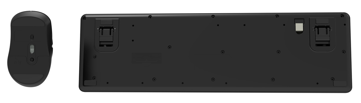 POWERTECH set ασύρματο ποντίκι & πληκτρολόγιο PT-1540, 2.4GHz & Bluetooth, αθόρυβο, μαύρο 4 POWERTECH set ασύρματο ποντίκι & πληκτρολόγιο PT-1540, 2.4GHz & Bluetooth, αθόρυβο, μαύρο - Image 2