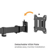 POWERTECH βάση γραφείου για 2x οθόνες PT-1552, 17-32", έως 10kg 13 POWERTECH βάση γραφείου για 2x οθόνες PT-1552, 17-32", έως 10kg 4