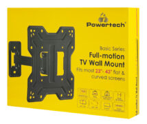 POWERTECH επιτοίχια βάση τηλεόρασης PT-1555, 23-43", έως 30kg, full motion 7