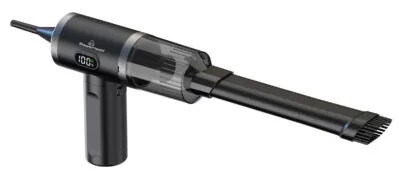POWERTECH 2 σε 1 σκουπάκι χειρός & air duster PT-1576, 50W, 3600mAh, μαύρο 3