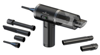 POWERTECH 2 σε 1 σκουπάκι χειρός & air duster PT-1576, 50W, 3600mAh, μαύρο