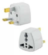POWERTECH αντάπτορας ρεύματος από UK σε universal PT-368, 13A, copper, λευκός 1