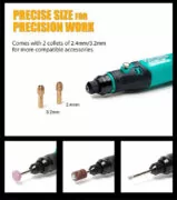 PROSKIT περιστροφικό πολυεργαλείο PT-5205U, 3.7V, 600mah, έως 15000rpm 4