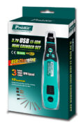 PROSKIT περιστροφικό πολυεργαλείο PT-5205U, 3.7V, 600mah, έως 15000rpm 8