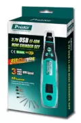 PROSKIT περιστροφικό πολυεργαλείο PT-5205U, 3.7V, 600mah, έως 15000rpm 8